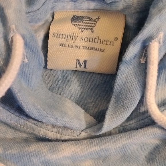 Simply Southern Tie Dye See The Good Be The Light Hoodie Women's Medium Read - Picture 2 of 5